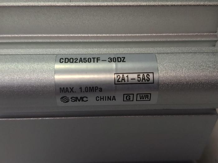 2 Stück Pneumatikzylinder, doppelt wirkend, Hub 30mm, CDQ2A50TF-30DZ, SMC,  neu