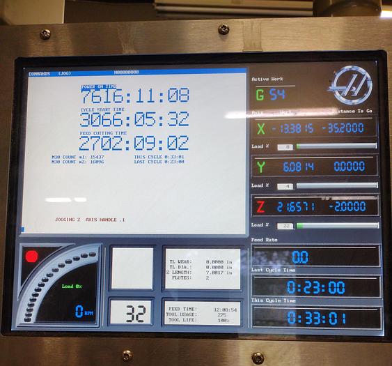 Used 2007 HAAS VR-8 5-Axis CNC Vertical Machining Center ***Low Hours***