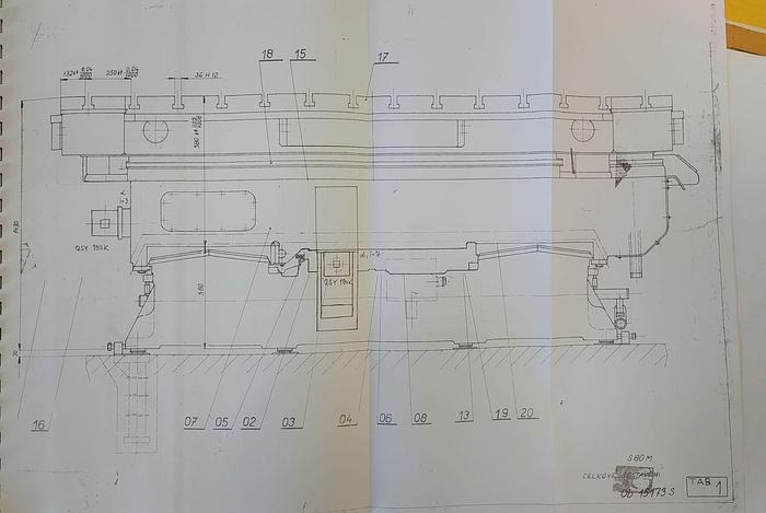 Used Borer Horizontal Floor Type  CNC Skoda Czech