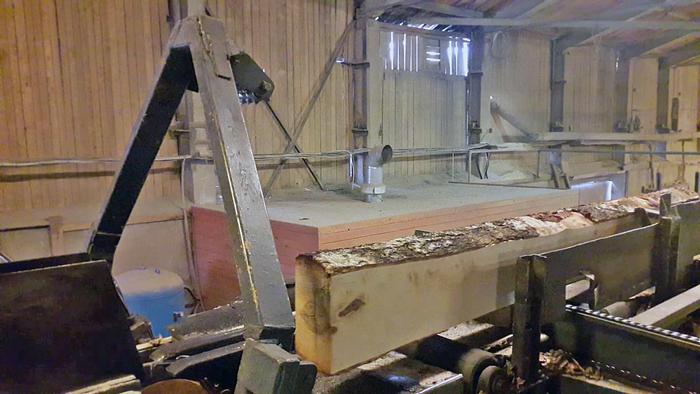 Used 1974 ARI Sweden Complete sawline ARI with 2 sas KL10 and KL12 and edger