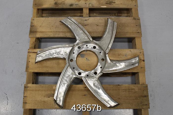 Used Impco-Escher Wyss F-1 Horizontal Pressure Screen 6-Vane Rotor #43657