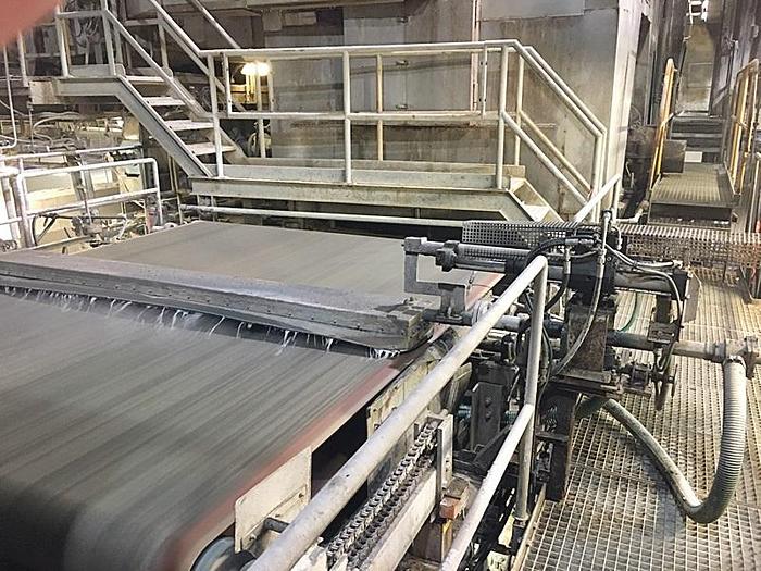 Used 90" (2.30M) REINHARD WET CREPE TISSUE MACHINE  W/YANKEE