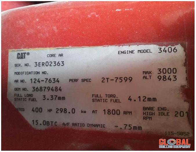 Used Item 0537 : 1997 Ingersoll-Rand XHP 900/350 Air Compressor