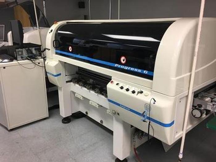 Used Europlacer Progress 6 Pick and Place system, upgraded windows 7 SW