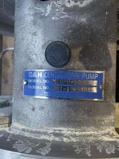 Used G & H 20HP S/S Pump