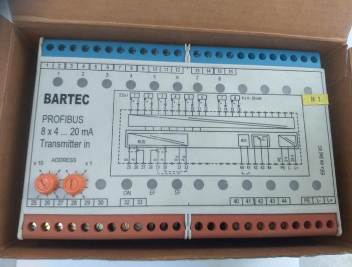 Profibus 8x4 analog 07-7331-2304 Bartec, bis 20mA, Eex, neu