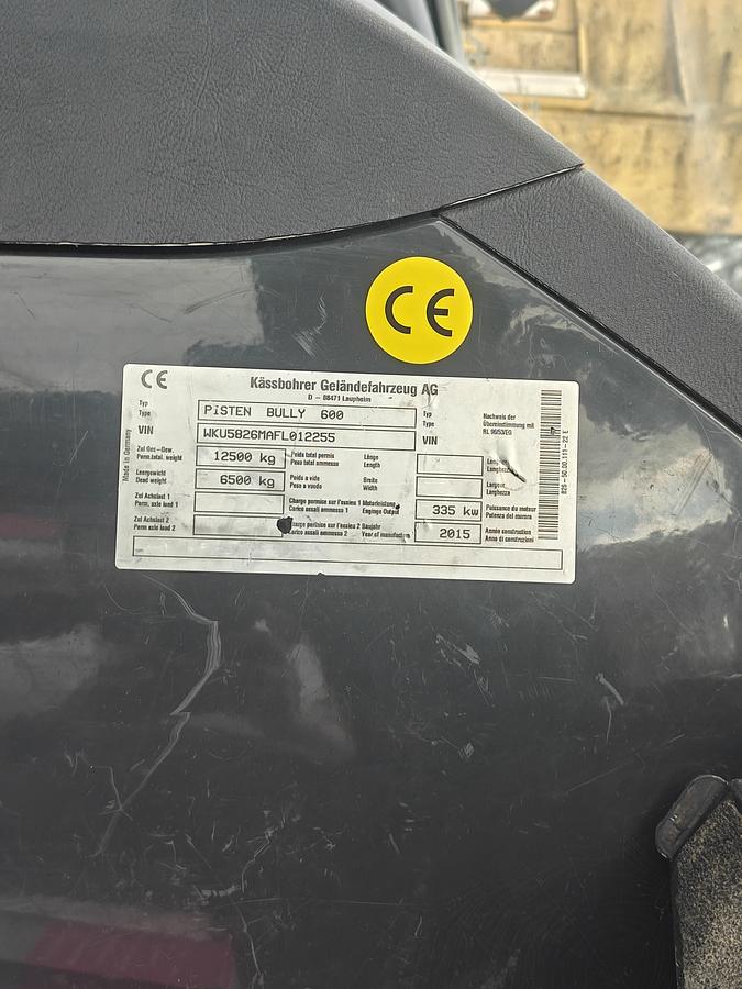 Used PistenBully 600 SCR (2015)