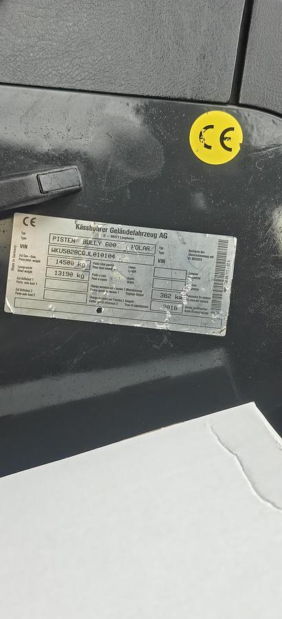 Used 2018 PistenBully 600 Polar SCR