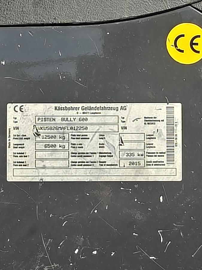 Used PistenBully 600 SCR (2015)