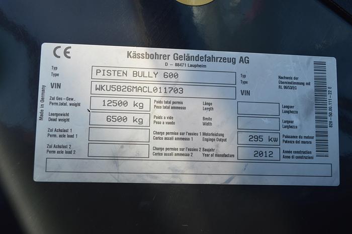 Gebraucht PistenBully 600