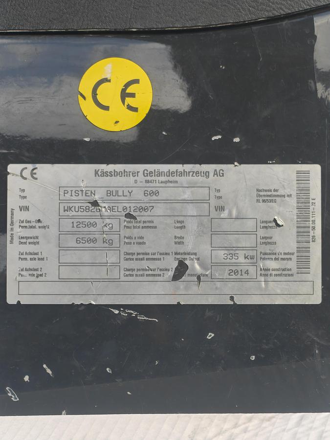 Used PistenBully 600 SCR (2014)