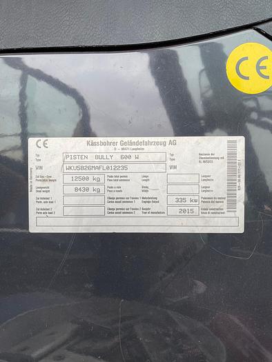 Gebraucht 2015 PistenBully PB600 W SCR