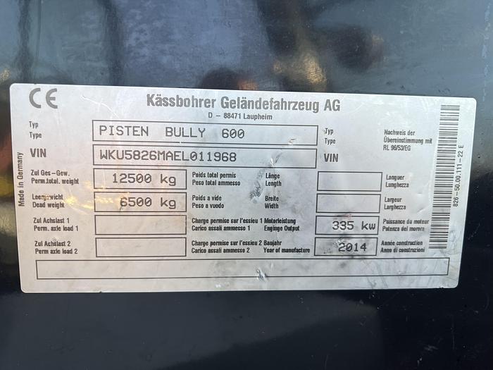 Gebraucht PistenBully 600 SCR