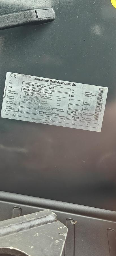 Used PistenBully 600 SCR 2019