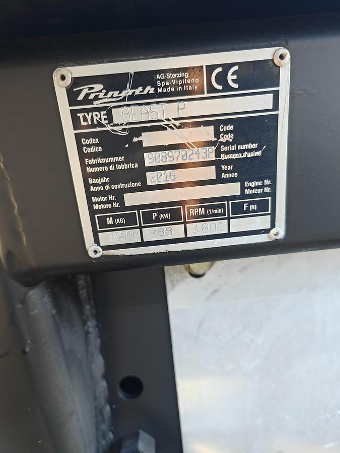 Used Prinoth Beast 2016