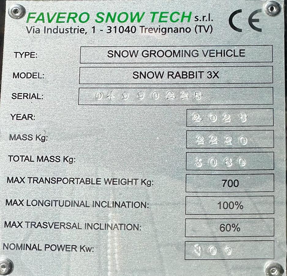 Favero Lorenzo Snow Rabbit 3X (2025)