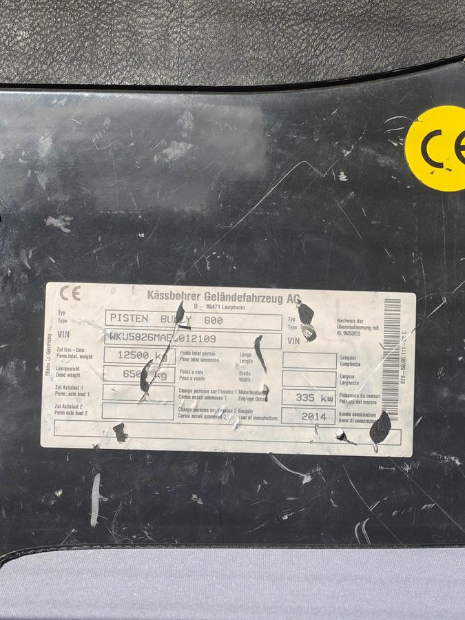Used PistenBully 600 SCR (2014)