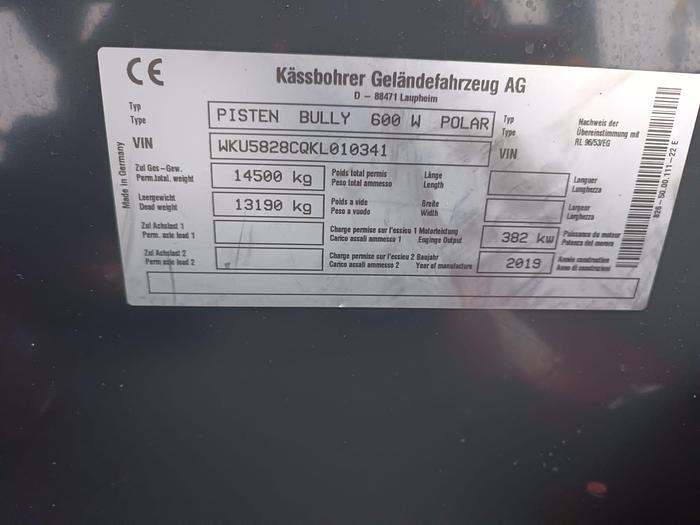 Gebraucht 2019 PistenBully 600 Polar W