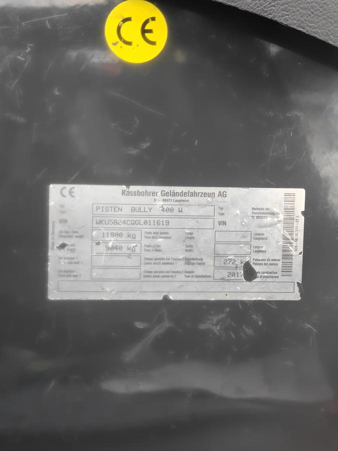 Used PistenBully 400 W (2016)