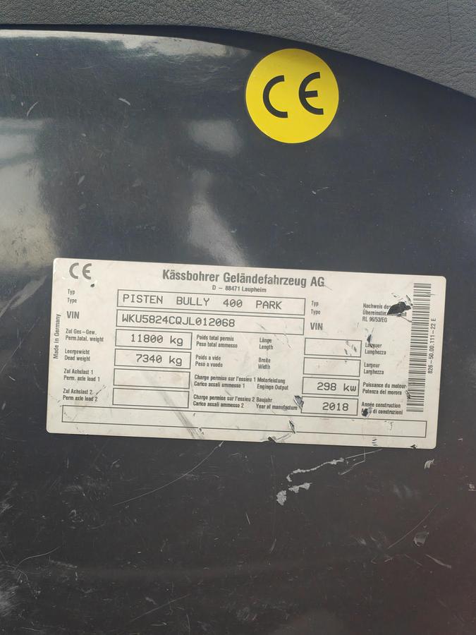 Used PistenBully 400 Park