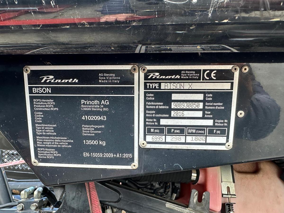 Used Prinoth Bison X 2016