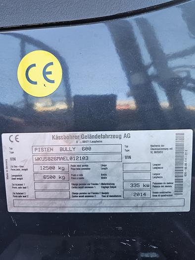 Used 2014 PistenBully 600 SCR