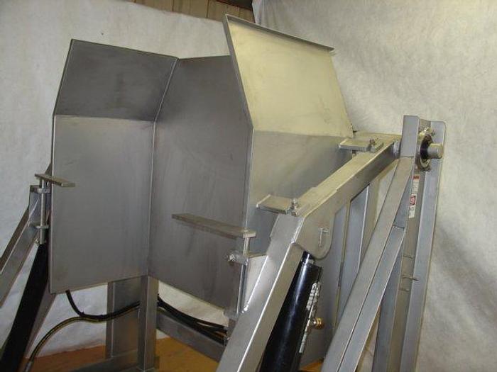 Used New Stainless Steel Pivot-Style Combo Dumper, 60" High Pivot