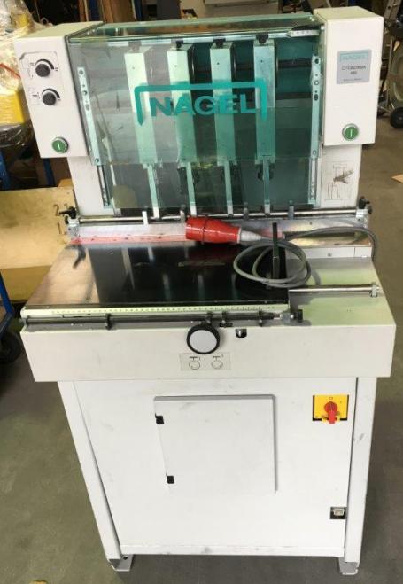 Used Ernst Nagel Citoborma 490 4spindle paper drill 2002