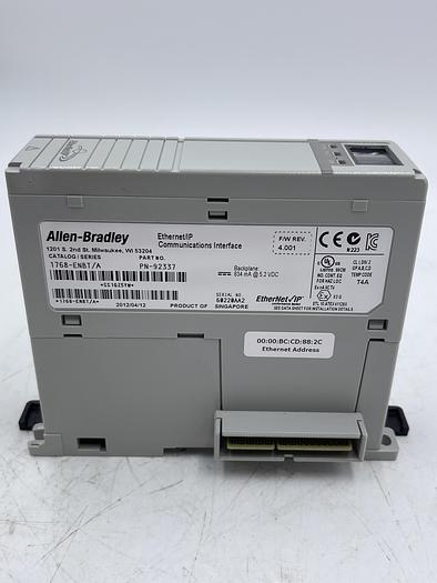 Used ALLEN-BRADLEY 1768-ENBT SER A