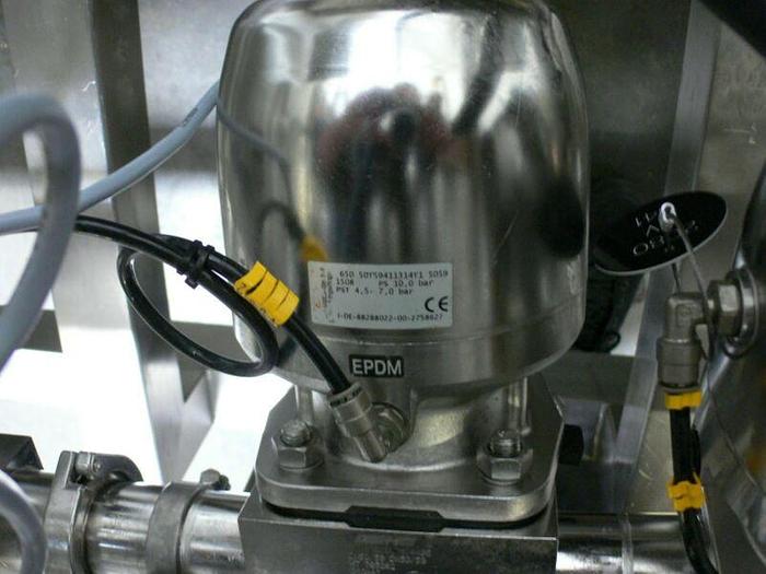 Used GE Healthcare Pump Skid w/ 15HP Ultima LU640 Rotary Lobe Pump & Mass Flow Meters