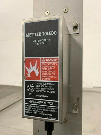 Used Mettler Toledo 2888 Stainless Steel Floor Scale 42" x 42" w/ Roll up Ramps