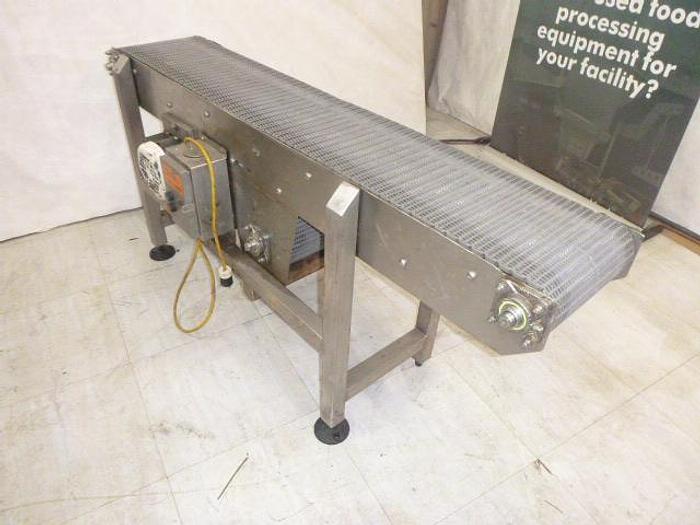 Used Kleenline Intralox Belt Conveyor; 12"W x 5'6"L