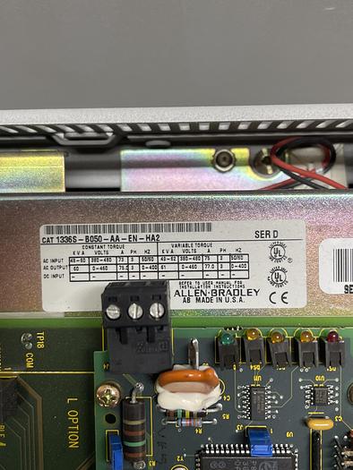 Used AB ALLEN BRADLEY 1336S-B050-AA-EN-HA2 Ser D