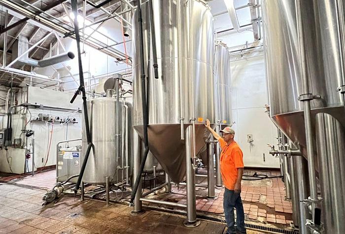 Used Tank, 1,550 Gallon, S/st, Jkt, 50 BBL Fermenting Tank, JVNW #C744688