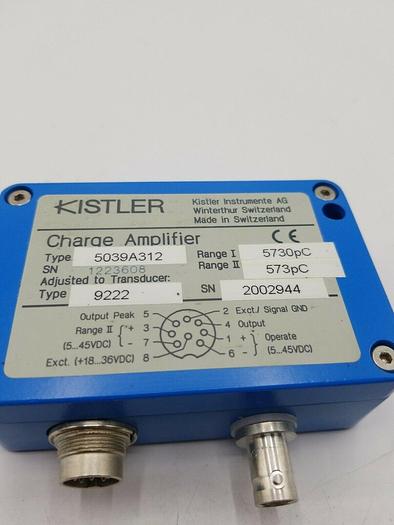 Used Kistler 5039A312 Charge Amplifier UPS RED