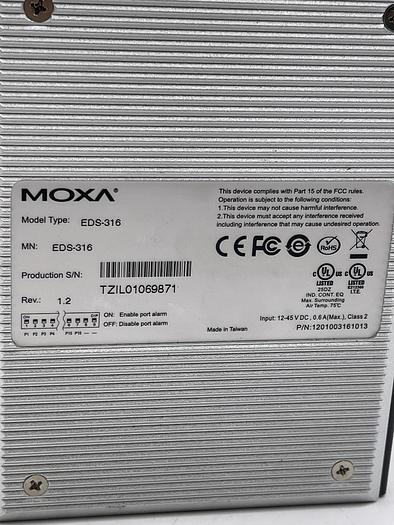 Used Moxa EDS-316