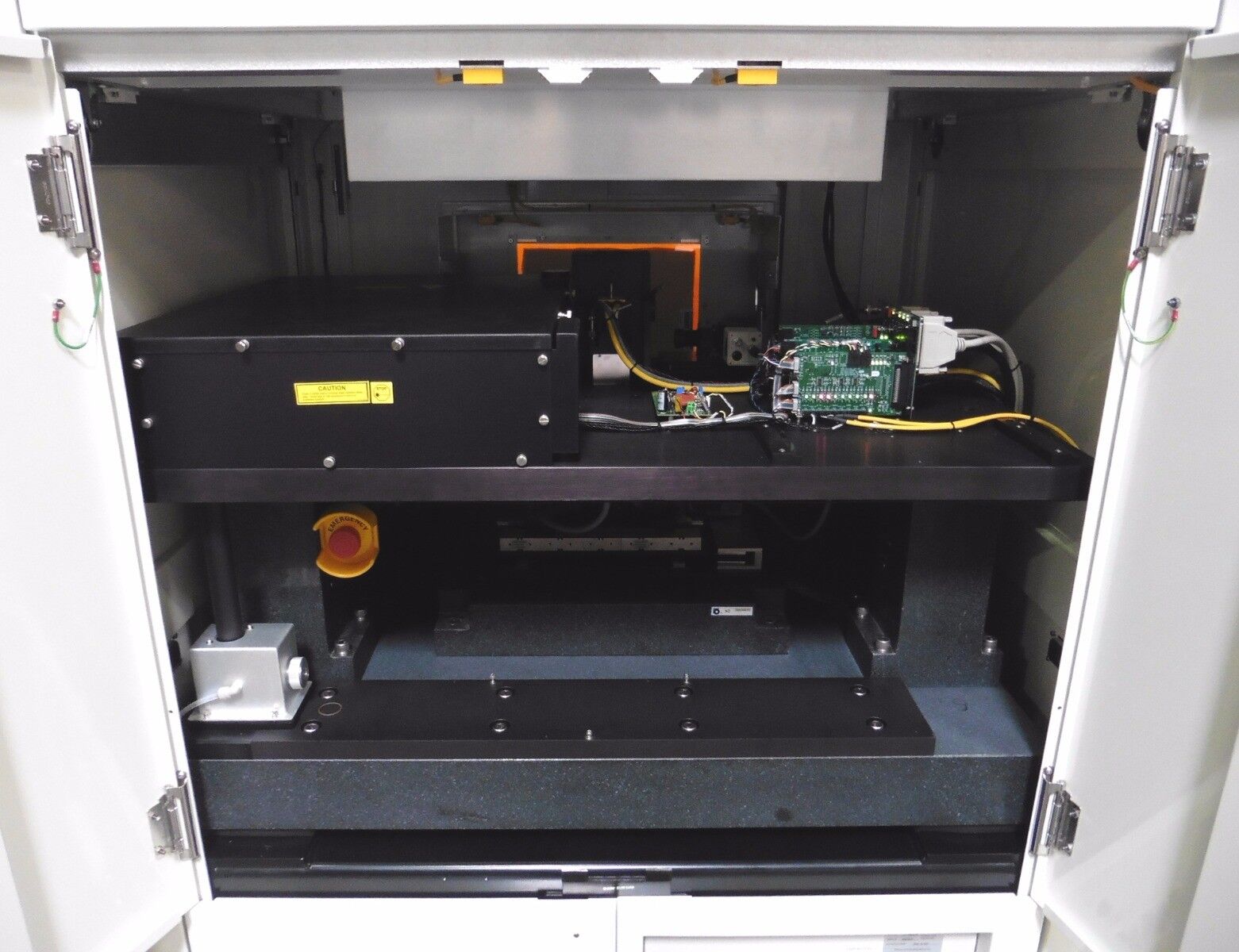 Used ESI AccuScribe 2210 355nm/Auto Laser Wafer Scriber
