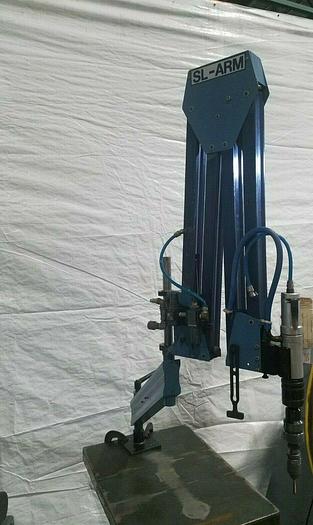 Used S & L Maskin Pneumatic Drill / Screw with Articulating Arm Reduces Fatigue