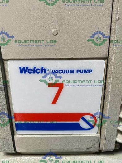 Used Welch  7 8920A DirecTorr Direct Drive Rotary Vane Mechanical Vacuum Pump 115/230V