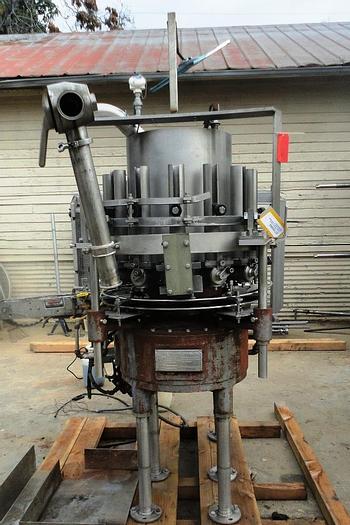 Used Filler, Piston, 14-Head, Rotary, S/st, Elmar Indus #S735565