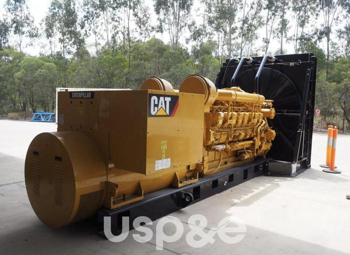 Used 1.6 MW 2011 Used Caterpillar 3516 Diesel Generator Set