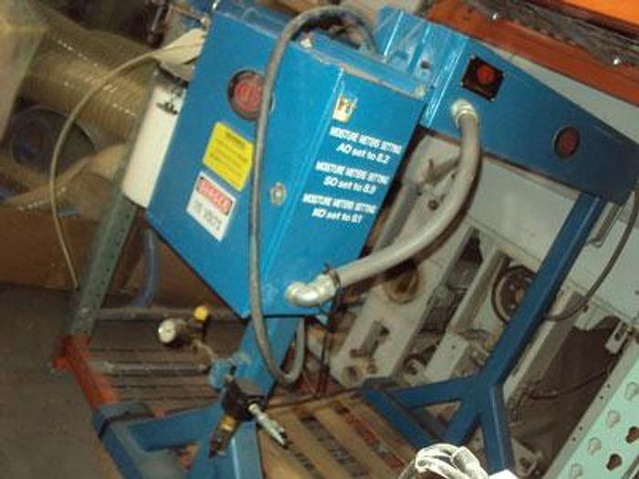 Used Mann Russell 24" Wide Cap, COE Moisture Sensor for Wood, 110V, Pneumatic