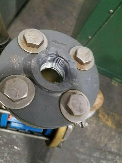 Used 1" Diaphragm Pneumatic Pump for water or chemical in unknown condition