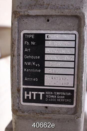 Used HTT Steam Valve, 1x1x1" #40662