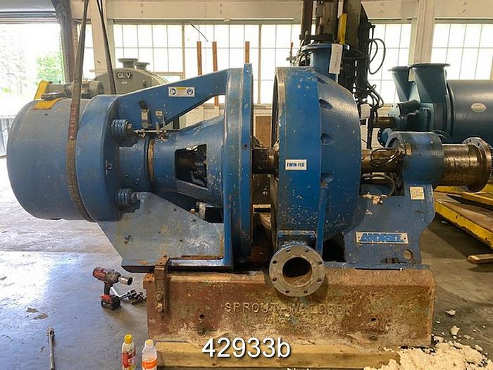 Refurbished Andritz 34 T-F III 34" Twin Flow Disc Refiner #42933