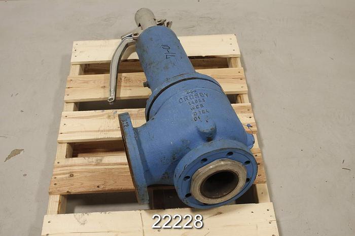Used Crosby Valve JOS-15C Valve, Size: 4P6, Cap: 16970Lbs/Hr/Sat, Shop No.: 61446000 #22228