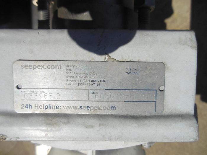 Used Pump, Moyno, 1/2 Hp, 2", S/st, Seepex, Size 5, #S742290