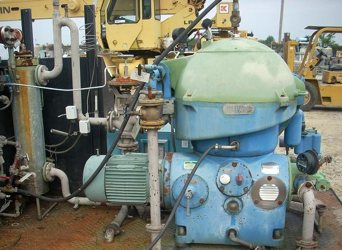 Used Centrifuge, Disc, Separator, Westfalia, Osa35, S/st, 25 HP #L738366