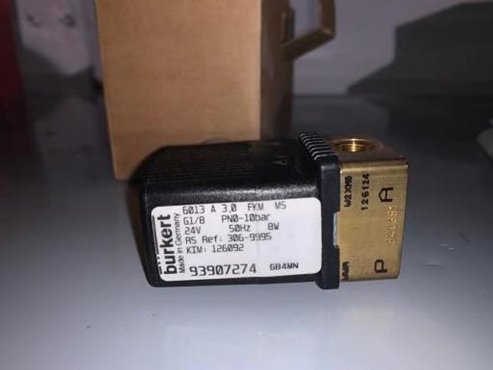 G1/8' 24V DC Elektrozawór 0-10bar - Burkert 6013