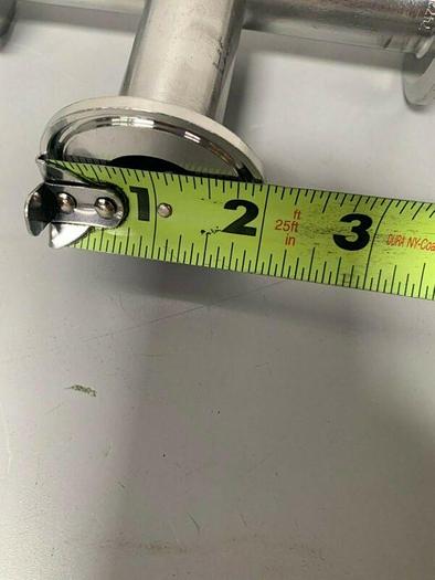 Used HPS Products 5.5" 316L Stainless Steel 3-way Pipe w/ 2" Sanitary Fittings